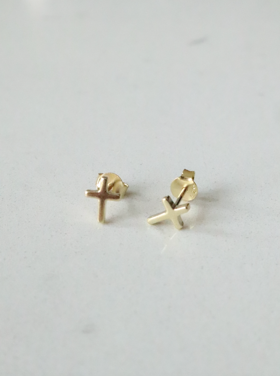 ETERNITY STUD GOLD PLATED