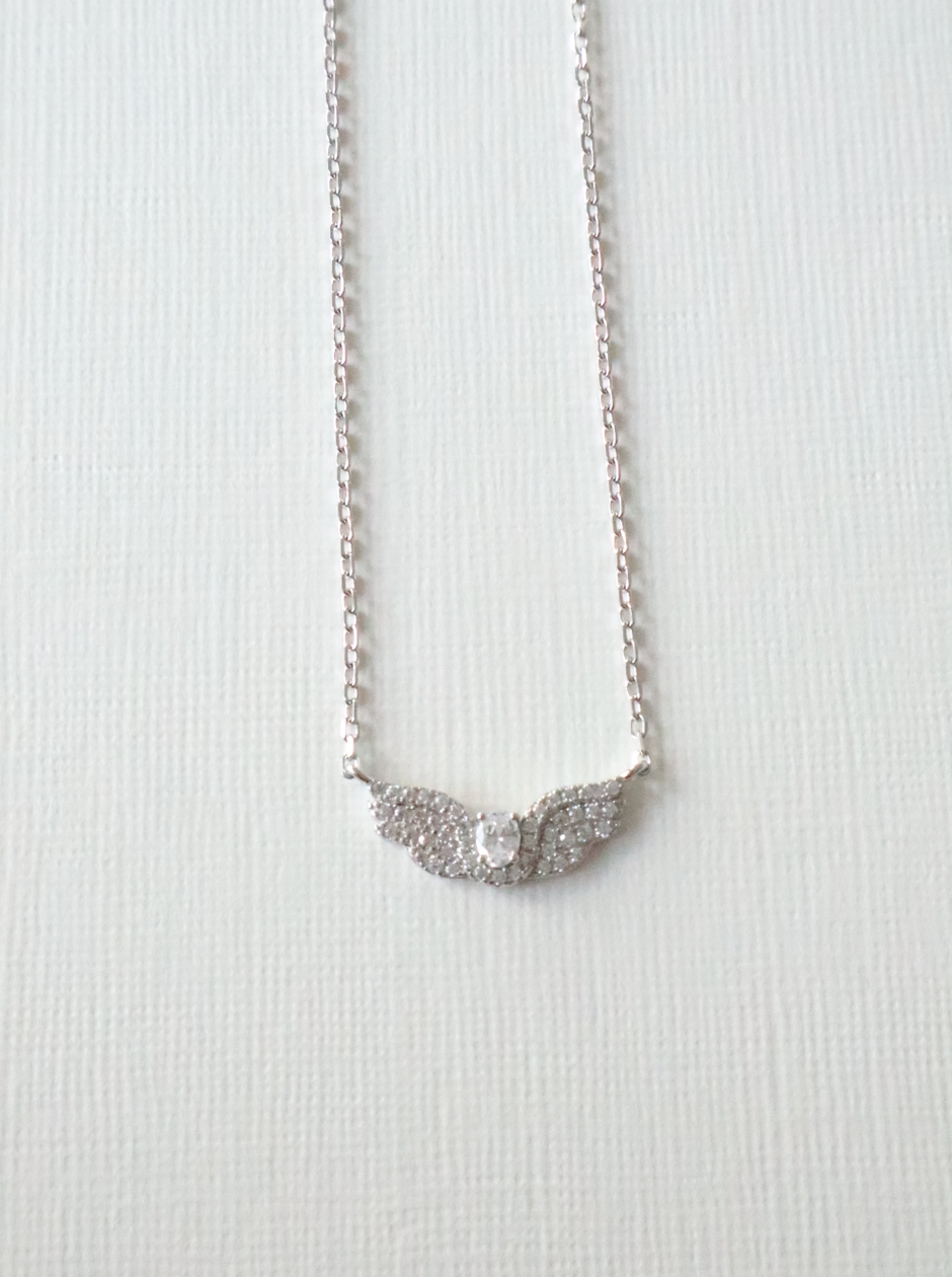 ANGEL BABY NECKLACE SILVER